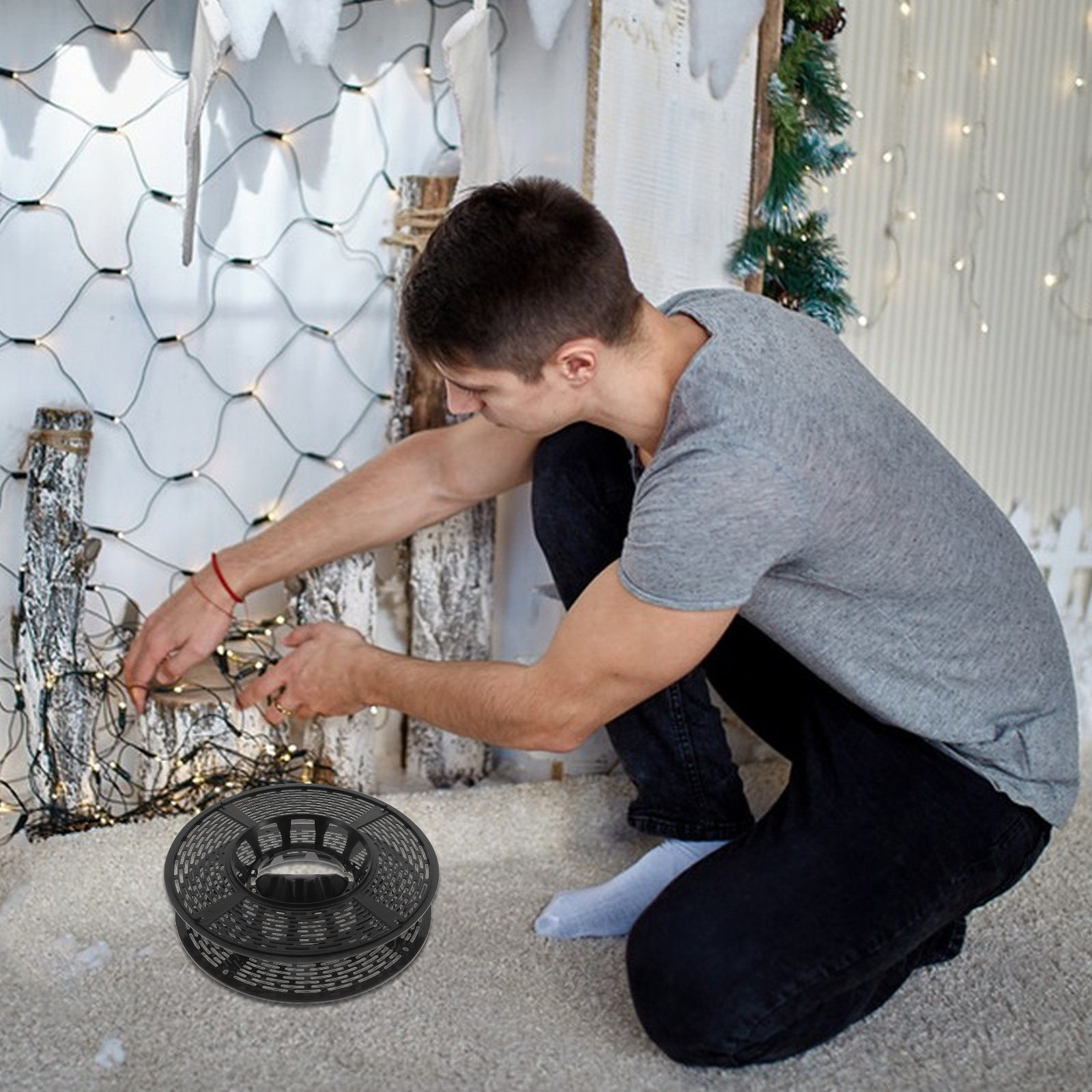 Christmas String Light Storage - Reel Handle review and price